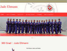 Tablet Screenshot of judo-eltmann.de